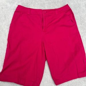 White Stag Fuchia Preppy Walking/Bermuda Shorts Size 6